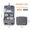 Hanging Toiletry Bag, Waterproof Travel Makeup Organizer for Women, Portable