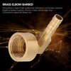 90 Degree Elbow Brass Hose Connector Hose Nozzle Coupling Barb