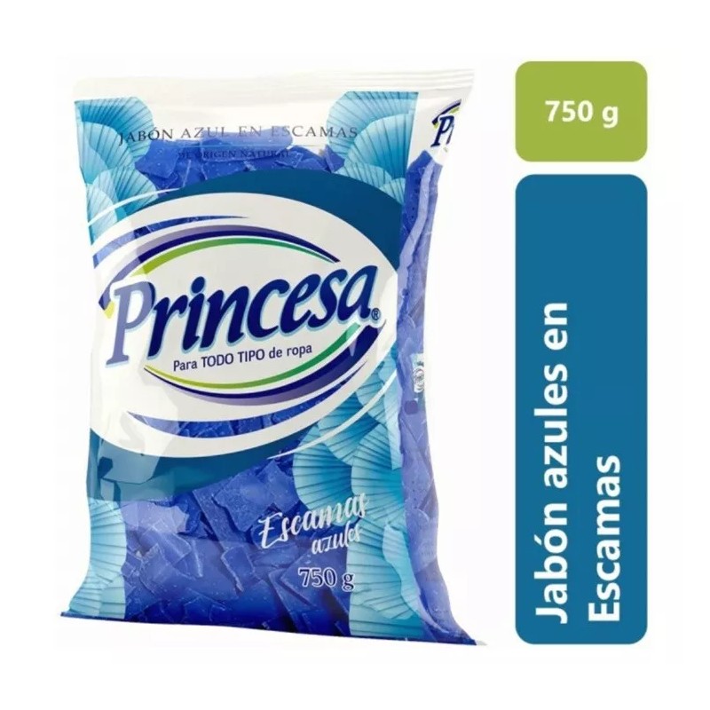 Princesa 3 Pack PRINCESA JABON AZUL EN ESCAMAS LAUNDRY SOAP