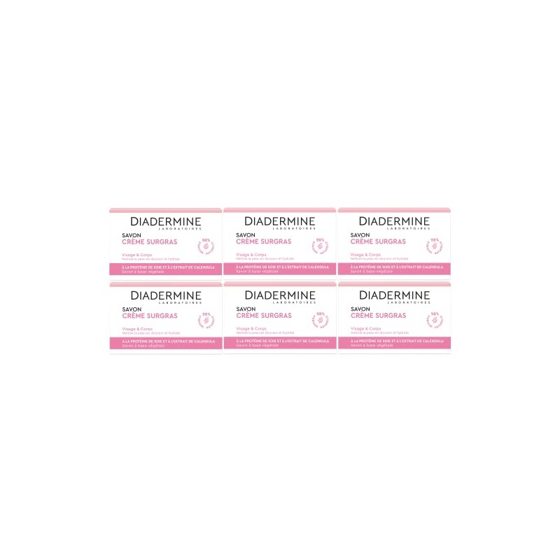 Diadermine – Soap Surgras – Pack of 6