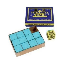 Original USA Triangel Snooker-Kreide, 12 Stück im Karton
