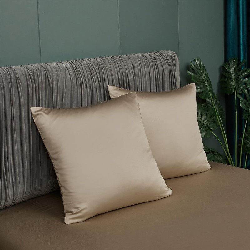 Luofanfei Cooling Summer Bed Linen 155 x 220 cm Gold