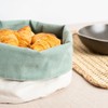 VINTHERA Okapi Recycled Bread Basket, 20 cm, Beige