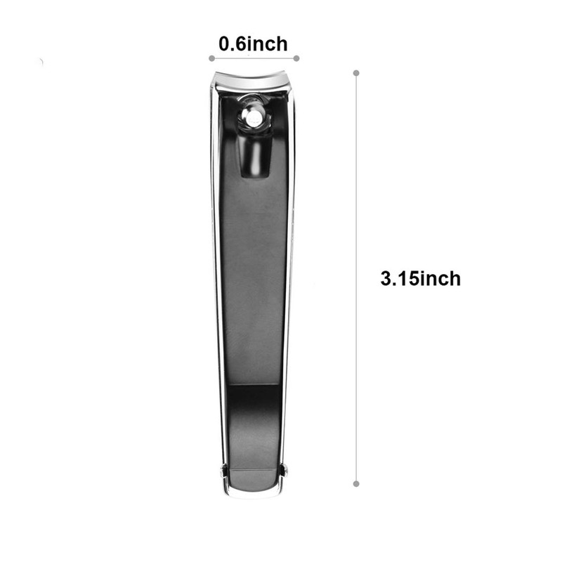 ICEYLI Large Nail Clippers Set,2 Pcs Premium Stainless Steel Fingernail