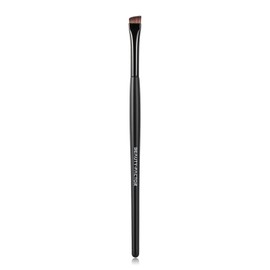 Eyebrow Brush for Groomed Brows - Professional Angled Brush and Spoolie for Precise Application, Blending, and Shaping of Brow Pencils, Powders, and Gels - Ideal for Natural or Defined Brow Looks