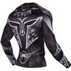 Venum Herren Gladiator 3.0 Lange Ärmel-Rashguard, Schwarz/Weiß, XL