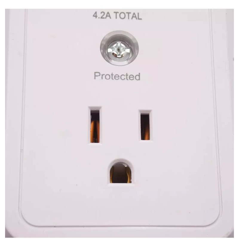 Lvetek 4 in 1 5 AC Outlets Surge Protection Lvetek