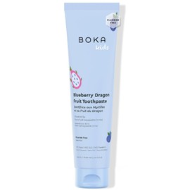 Boka Fluoride Free Toothpaste Nano Hydroxyapatite Toothpaste - Blueberry Dragon Fruit Flavor, 4 oz 1Pk
