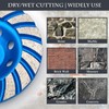 SWIGRANCE 2Pcs Diamond Concrete Grinding Cup Wheels 115mm 4-1/2" Set