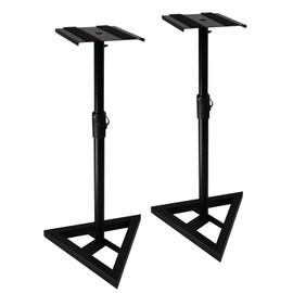 Gearlux Studio Monitor Stands with Four Locking Height Adjustment Positions up to 42.5 Inches
