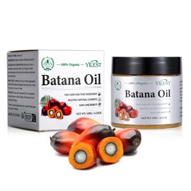 LFuTPm Batana Oil for Hair Growth - 100% Organic and Raw Natural Pure, Improve Hair Texture & Repair Damaged Hair for Men & Women, 4.23 Fl Oz