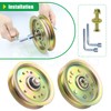POSFLAG 3 Pack 753-08171 Idler Pulley Kit Replaces Cub Cadet