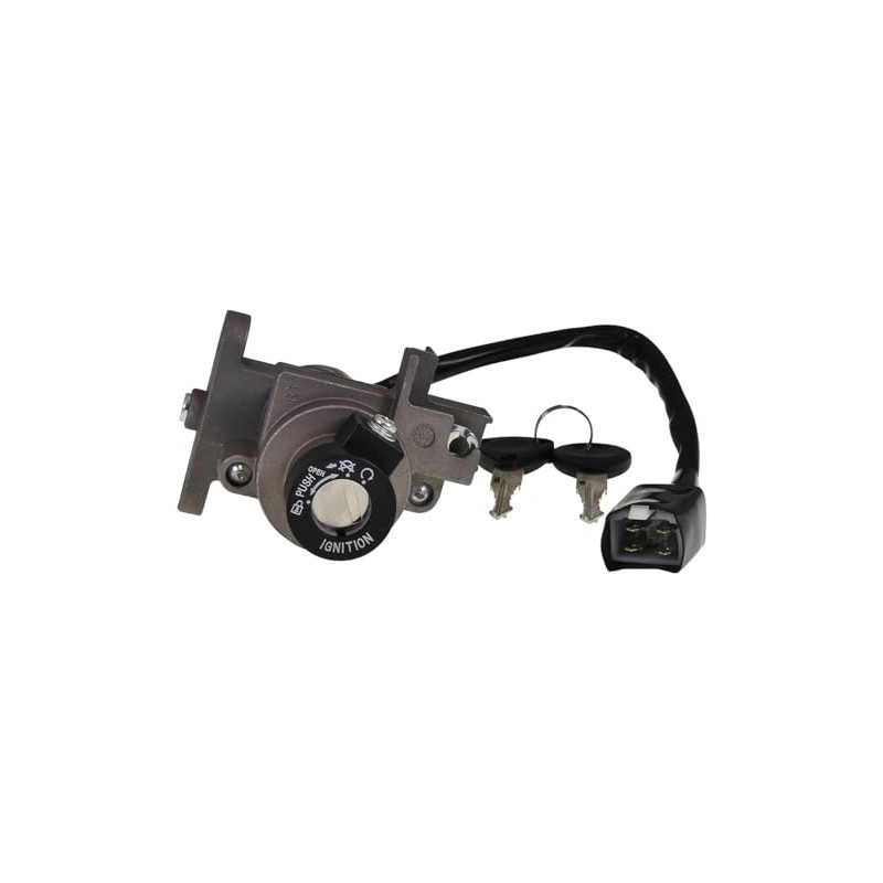 Ignition Switch Replacement with 2 Keys Compatible for Peugeot Kisbee