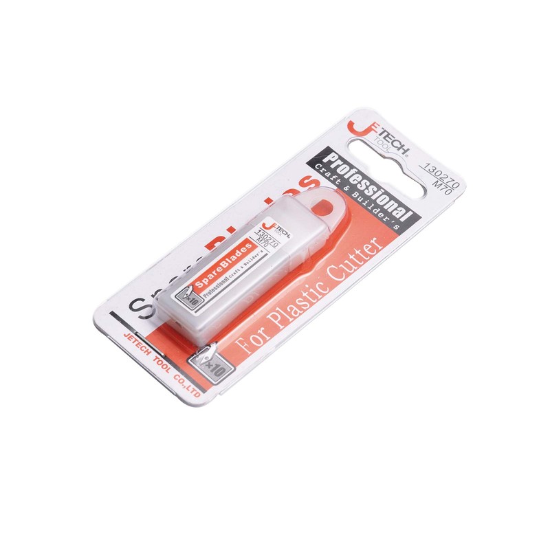 Jetech Utility Knife Refill Blades (10 Pack), Made with Heat-Treated
