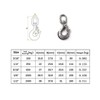 304 Stainless Steel Lifting Hook Heavy Duty Lifting Safety Hook