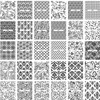 30 Sheets Black Lace Nail Stickers for Nail Art 3D
