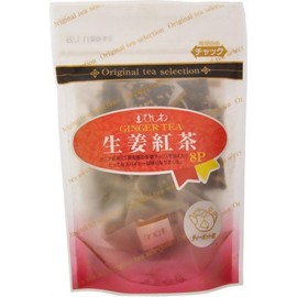 Hishiwa Ginger Tea TB for Teapot, 0.1 oz (3 g) x 8 P