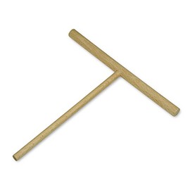 Berard 7" Beechwood Pancake Rake Round, Light Brown