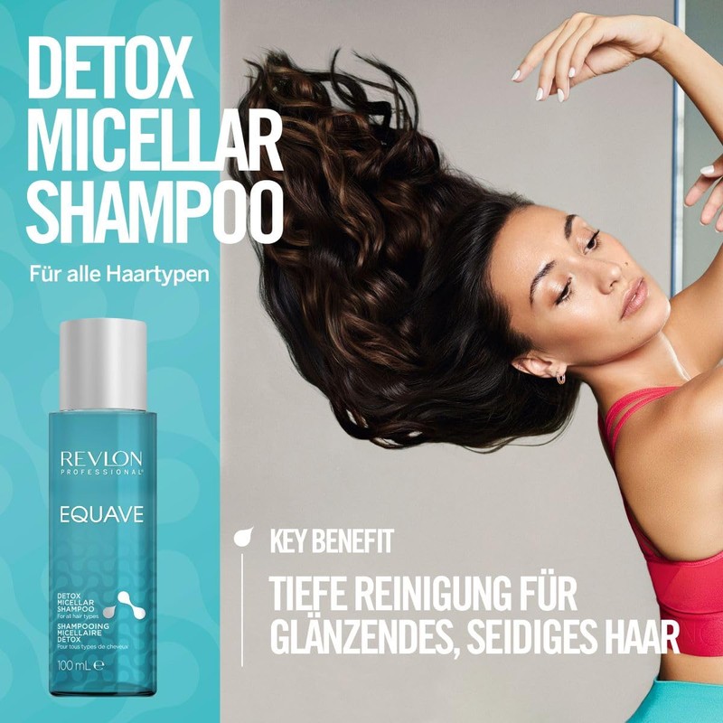 Revlon Professional Equave Detox Micellar Shampoo for All Hair Types,