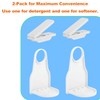 2 Pack Laundry Detergent Dispenser Cup Holder, Nozzle Button，Easily No