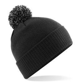 Beechfield Unisex Snowstar Beanie Einheitsgröße Schwarz