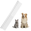Dog Combs 2-in-1 Stainless Steel Pet Comb, Professional Dog Comb,