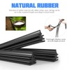 Pack of 4 Windscreen Wipers, Rubber Wiper Rubber, Boneless Windscreen