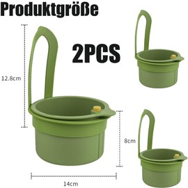 Pack of 2 Sink Strainers, Drain Basket, Hanging Strainer for Sink, Ideal for Draining Pasta and Vegetables, Practical Solution for Kitchen Organisation