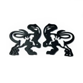 FMS Gear Pair Fender Raptor emblems fits FORD Bronco 2023-2024 F150 2010-24 badge SVT 6.2