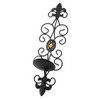 Wall Candle Holders Retro Diamond Encrusted Candlestick for Living Room