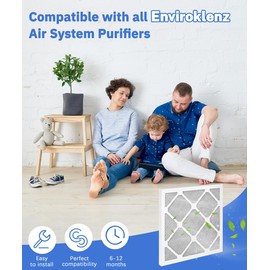 Breshair Replacement Filter Compatible with EnviroKlenz Air System Purifiers, MERV13 Replacement Air Cartridge, 1 Count