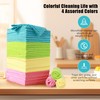 MOONQUEEN 12 Pack Microfiber Cleaning Cloth - Reusable Cleaning Rag,