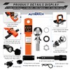 AUTMATCH Trailer Hitch Ball Mount with 2 Inch Hitch Ball