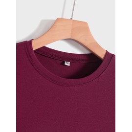 Baseball Mom Shirts Sports Mom Tshirt Funny Graphic Letter Print Game Day Baseball Tee Gifts for Women Wine 3XL