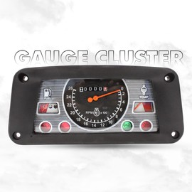 C5NN10849L Cluster Assembly Gauge Fits Ford Tractor 5000 2000 3000 3400 4000 4500 7000 EHPN10849A C7NN10849C Clockwise
