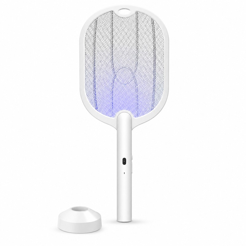 3-in-1 Electric Mosquito Swatter Lamp for Indoor & Outdoor Use