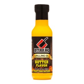 Butcher BBQ Grilling Oil Butter | 12 Oz | World Championship Winning Formula | Turkey Injector Marinade Flavors | Cooking Oil Grilling Accessories | Smoking Meat Accessories | BBQ Accessories