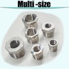 3/8" NPT Male to 1/4" NPT Female Hex Bushing Reducer,