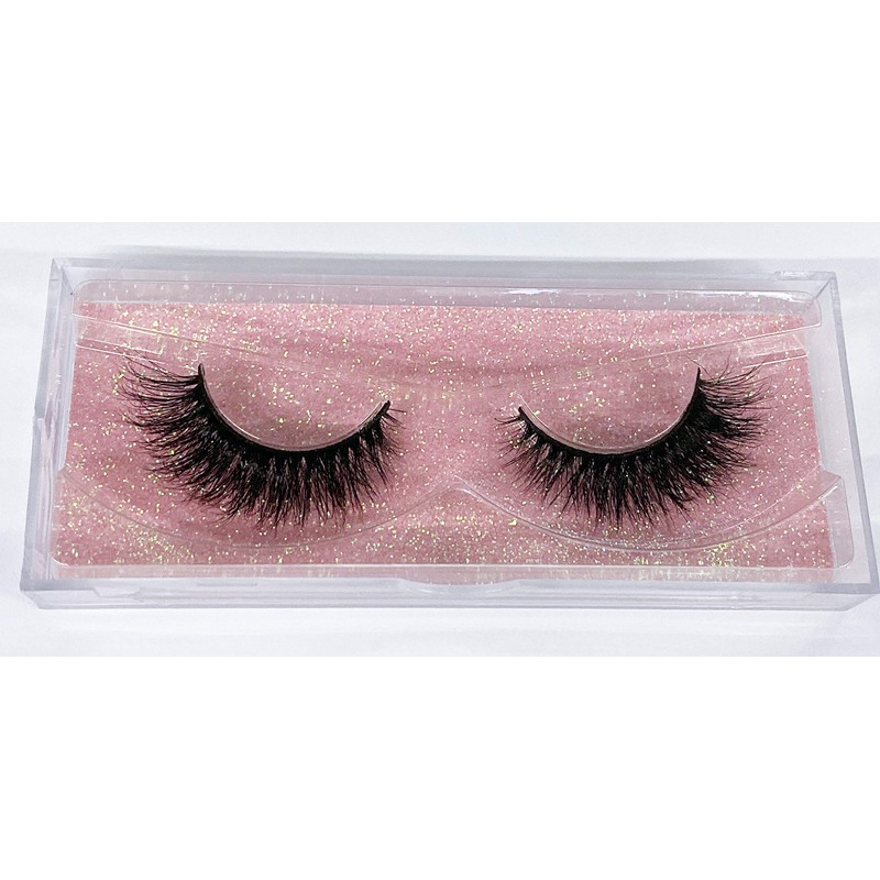Alluring 3D Mink Lashes Reusable Strip, 100% Siberian Mink Fur