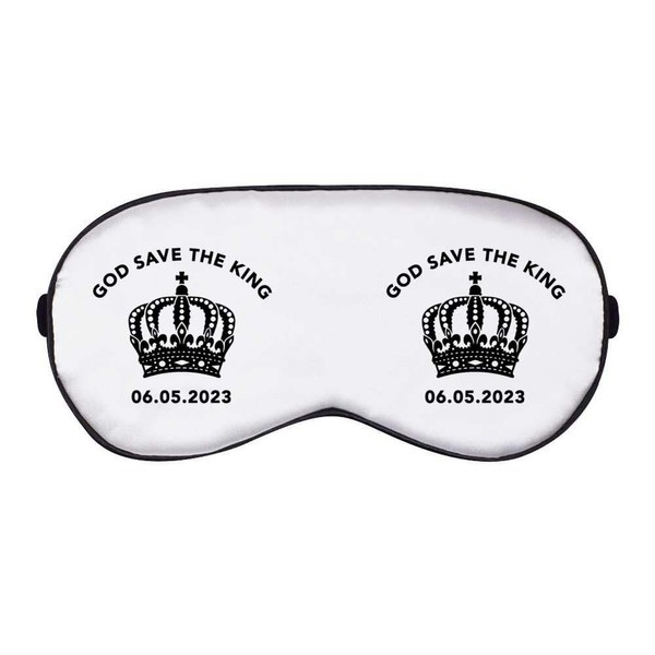 'God Save The King' Sleep/Travel Eye Mask (EY00016354)