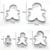 Gingerbread Men Set of 3 Cookie Cutter Set 4” Large