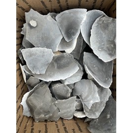 3 Pounds Of High Quality Heat Treated Georgetown ( Big Spalls) Flint Knapping