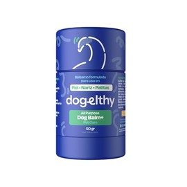 Dogelthy Dog Balm. Balsamo Hidratante para Perros. Balsamo para Perros para Mantiener la Piel, Patas y Nariz Libre de Resequedad. Pet Balm Hecho de Aceite de Coco, Almendra y más de 50g (Stick)