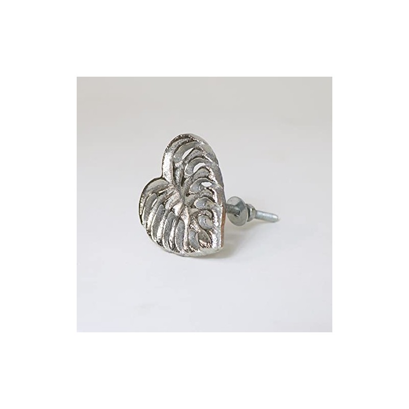 Melody Maison Silver Monstera Leaf Drawer Knob