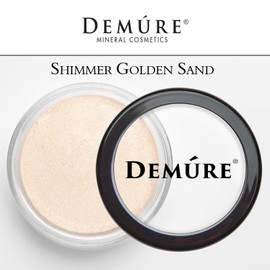 Demure Mineral Make Up (Golden Sand) Eye Shadow, Shimmer Eyeshadow, Loose Powder, Glitter Eyeshadow, Eye Makeup, Professional Makeup