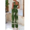 PRETTYGARDEN Womens Jumpsuit Casual One Piece Boho Summer Outfits Shirred