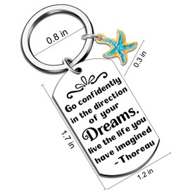 Ikacvb Stocking Stuffers For Women Inspirational Keychain Encouragement Gifts For Women Best Friends Birthday Unique Graduation Jewelry Womens Stocking Stuffers Christmas