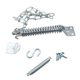 YHXiXi Storm Door Chain Spring Screen Door Chain Storm Door Chain Safety Door Chain and Spring for Stop Front Screen Door Opening Prevent Storm Damage Heavy Duty Storm Door Hardware