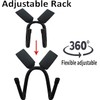 Backpack Strap Clips Skateboard Mount Carrier Hanger,Backpack Attachment Carry Rack