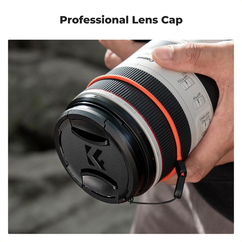 K&F Concept 82mm Black Diffusion 1/4 Filter with Camera Lens